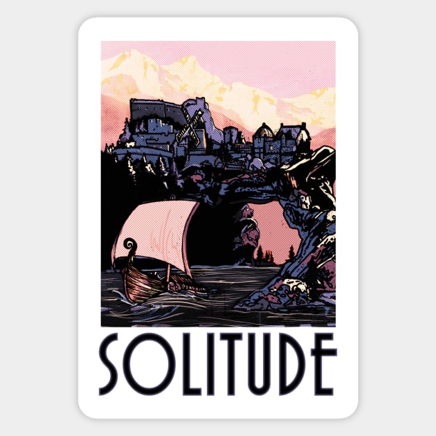 Visit Solitude! Sticker by RocketPopInc